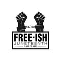 Juneteenth Freedom Day. June 19, 1865. Royalty Free Stock Photo