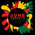 Juneteenth or Afro-American Freedom day