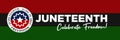 Juneteenth Freedom Day. June 19, 1865. Royalty Free Stock Photo