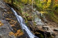 Waterfall in the Autumn Season Royalty Free Stock Photo