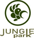 jungel park logo vector ilustration Royalty Free Stock Photo