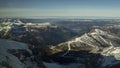 Jungfraujoch glacier snowcapped mountain range Royalty Free Stock Photo