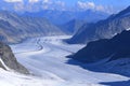 The Aletsch-Glacier in Switzerland