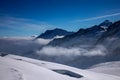 Jungfraujoch - up in the mountains Royalty Free Stock Photo