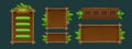 Jungle adventure game ui elements