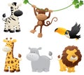 Jungle Animals Royalty Free Stock Photo