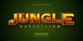 Jungle Expedition text effect