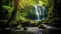 jungle fijian rainforest lush Royalty Free Stock Photo