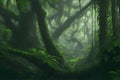 Jungle or forest. Royalty Free Stock Photo