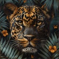 Jungle Gaze: The Leopard\'s Stare