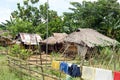 Jungle homes in Mindoro Philippines Royalty Free Stock Photo