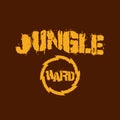 Jungle music t-shirt illustration