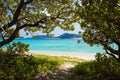 Jungle path to the paradise beach Royalty Free Stock Photo