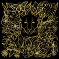 Panther Golden Pattern