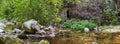 Jungle River and waterfall views from the rural small village road to El Eden by Puerto Vallarta Mexico where movies have been fil Royalty Free Stock Photo