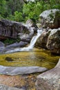 Jungle River and waterfall views from the rural small village road to El Eden by Puerto Vallarta Mexico where movies have been fil Royalty Free Stock Photo