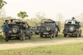 jungle safari tourist vehicles assembled