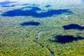 Jungle of Surinam by air Royalty Free Stock Photo