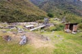 Jungle village bridge camping , Bolivia culture tourist destination. Royalty Free Stock Photo