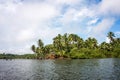 Jungle village in the delta of Rio Verde, Ecuador