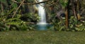 Jungle Waterfall Royalty Free Stock Photo