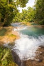 Jungle Waterfalls Of Agua Azul Royalty Free Stock Photo