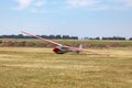 Junin, Buenos Aires. September 24, 2022. Planes enlist in the city\'s glider club