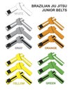 Junior Brazilian Jiu Jitsu Belts Illustration. Royalty Free Stock Photo