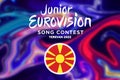 Junior Eurovision 2022, Armenian Junior Eurovision in Yerevan, Participant from North Macedonia background Eurovision with North