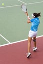 Junior Ladies Tennis Royalty Free Stock Photo