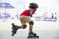 Junior Roller Skating Royalty Free Stock Photo