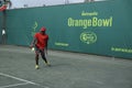 Junior Tennis Tournament Orange Bowl Boys Royalty Free Stock Photo