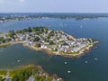 Winter Island aerial view, Salem, MA, USA Royalty Free Stock Photo