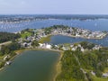 Winter Island aerial view, Salem, MA, USA Royalty Free Stock Photo
