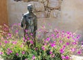 Juniper Serra statue Carmel Mission