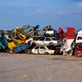 Junk Cars On Junkyard