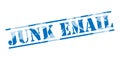 Junk email blue stamp