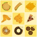Junk food icon Royalty Free Stock Photo