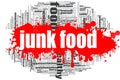 Junk food word cloud