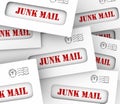 Junk Mail Pile Stack Envelopes Direct Marketing Advertising Letters