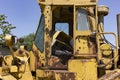 Junked, rusted heavy equipment closeup Royalty Free Stock Photo