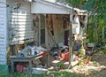 Front Porch of Hoarders Home