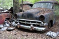 Junkyard car Royalty Free Stock Photo