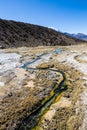 Junthuma geysers, formed by geothermal activity. Bolivia