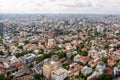 Juny, 2021 - Bucharest, Romania: Aerial Panoramic view of central Bucharest, Romania. View from above Royalty Free Stock Photo