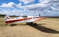 JunÃÂ­n, Buenos Aires. September 22, 2022. Aircraft to tow gliders at the Junin city airport
