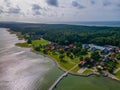 Juodkrante fisherman village in Curonian spit, Lithuania