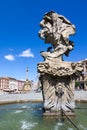 Jupiter fountain, 1707, sculptor Filip Satter, Vaclav Render, Lower square, Olomouc town, Moravia, Czech republic