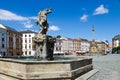 Jupiter fountain, 1707, sculptor Filip Satter, Vaclav Render, Lower square, Olomouc town, Moravia, Czech republic