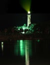 Jupiter Inlet Lighthouse With Beacon Light On